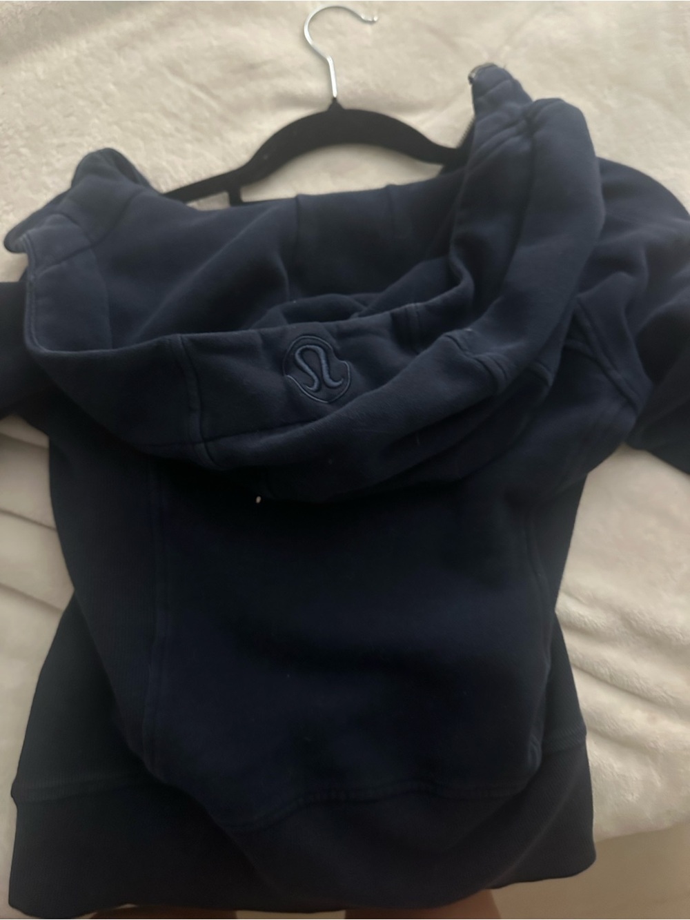 lululemon athletica Navy Blue Hooded Jacket